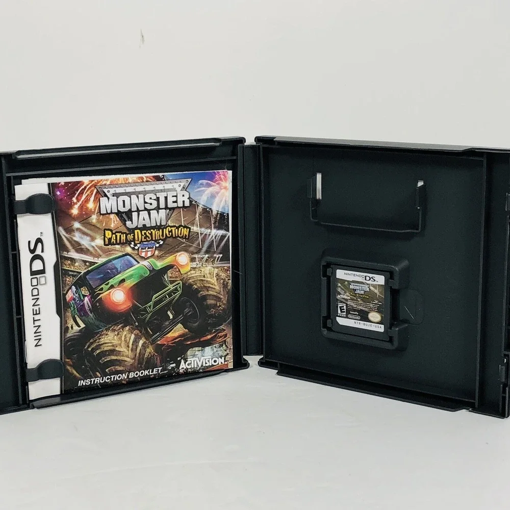 Monster Jam: Path of Destruction Nintendo DS Tested - Complete With Manual!
